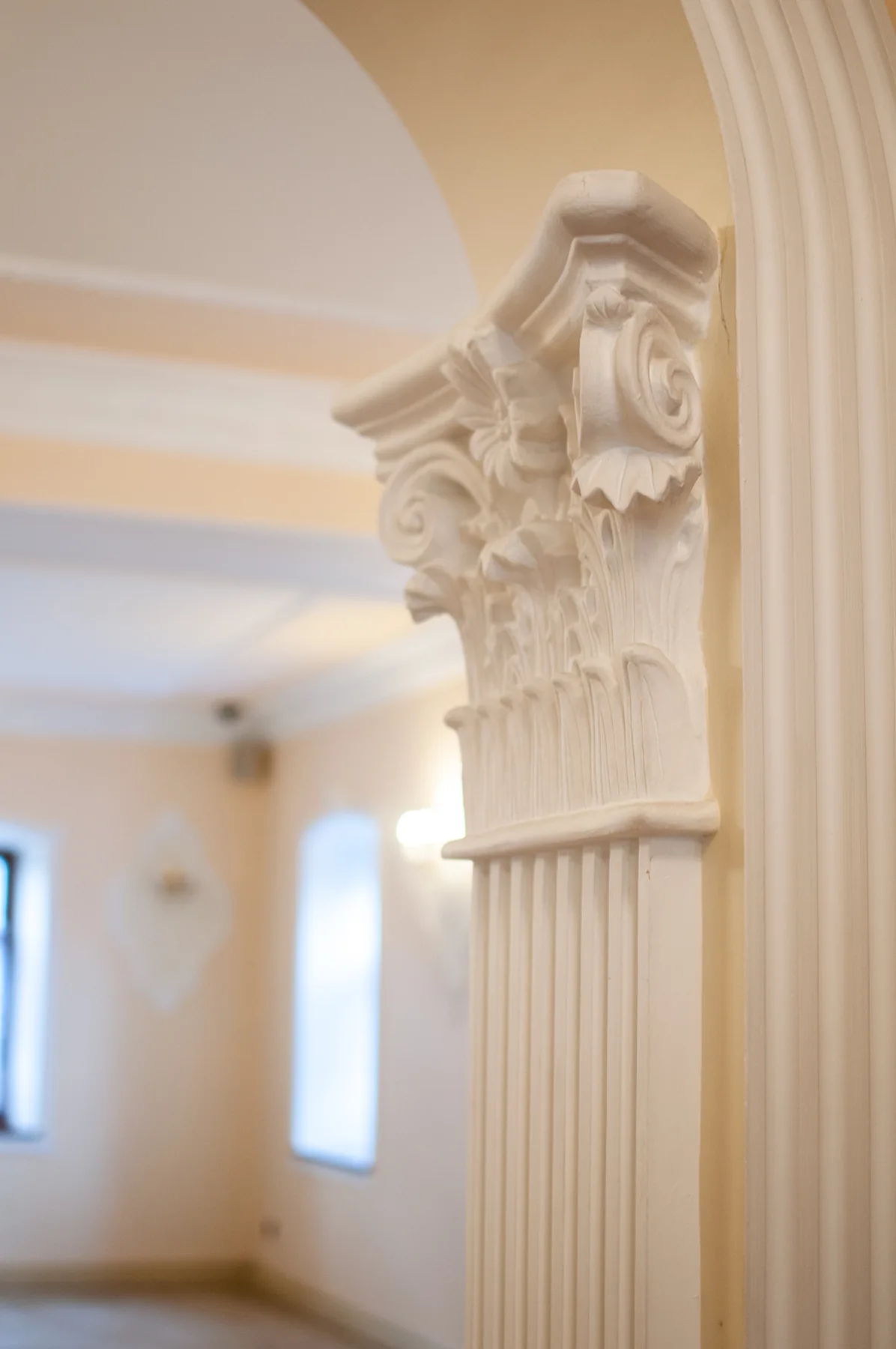 Klasyczne detale architektoniczne wnętrza